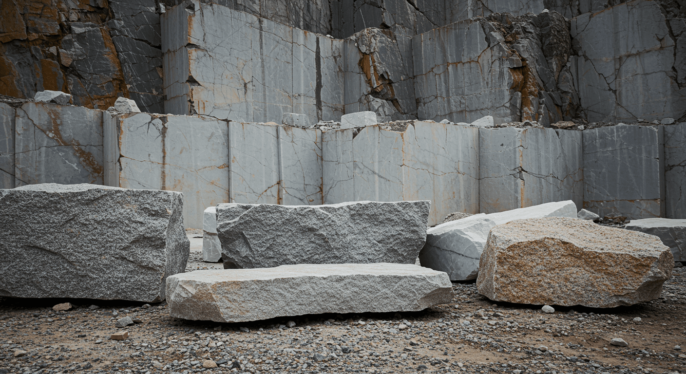 Stone craftsmen at work